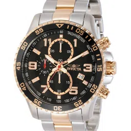 Invicta Specialty Men Round Dial & Stainless Steel Straps Analogue Watch 14877-51