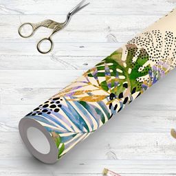 ArtzFolio Printed UV-Resistant Anti-Bacterial Watercolor Tropical Leaves Peel & Stick Wallpaper-image-85