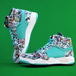 glitchez Men Angry Birds Colourblocked Sneakers-image-99