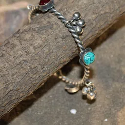 gurjari jewellers Women Oxidised Cuff Bracelet-image-62