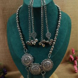 Kamule Silver-Plated Metal Necklace-image-40