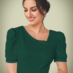 Dream Beauty Fashion Puff Sleeves Regular Top-image-87
