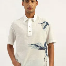 United Colors of Benetton Men Opaque Printed Casual Shirt-image-100