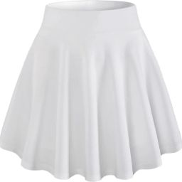 Women Solid Regular White Skirt-picture-27