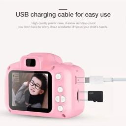 tmt store Digital camera HD 2.0 Inch Screen Video Front Camera for Children (Pink) image 4