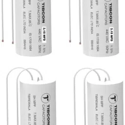 3.15 MFD Capacitor for Ceiling Fan to Increase Speed ( Pack of 4 ) Power Supply Electronic Hobby Kit-image-56