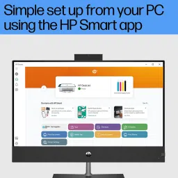 HP DeskJet 2723 Multi-function WiFi Color Inkjet Printer with Copy, Scan, Bluetooth, USB, Simple setup with HP Smart App, Ideal for Home image 4