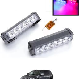 6LED/12V Police Light With Remote Red/Blue Colour For Car-202 Fog Lamp Car LED for Mitsubishi (12 V, 55 W)-image-69