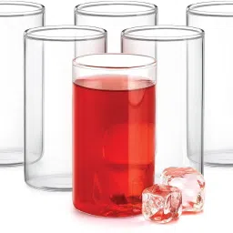(Pack of 6) Borosilicate Glass Glass, Serves Water, Cold Drinks, Juice, Milk Glass Set Water/Juice Glass-image-40