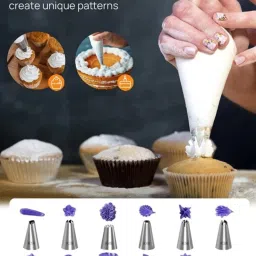 vrukie Decorating Items, All in one Combo for Cake Making, Kitchen Tool Set image 4