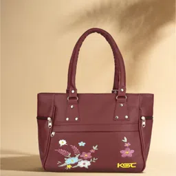 ark fashion Women Maroon Hand-held Bag-picture-6