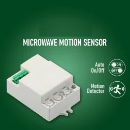 Clefairy 180/360 Degree Sq Type Microwave Motion Sensor for Automatic Lighting Control Smart Kit image 2