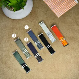 onefit Alpine Loop Strap Nylon Watch Band for Apple Watch 42mm/44mm/45mm/49mm (Only Alpine Loop, Watch NOT Included) Pack of 3 Smart Watch Strap image 5
