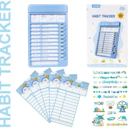 Routine Checklist Board for Kids – Habit Builder with Interchangeable Tasks Regular Planner/Organizer Ruled 15 Pages-image-5