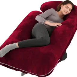 Premium Lyte Microfibre Solid Pregnancy Pillow Pack of 1-image-15