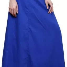 house of common Blue pure cotton petticoat Pure Satin, Pure Silk Petticoat-image-96