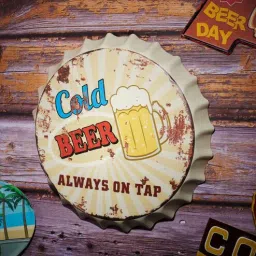 eazywagon Multicolor Metal Cold Beer On Tap Wall Decor-picture-11
