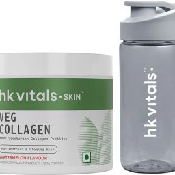 hk vitals Skin Veg Collagen Powder, Vegetarian Supplement,Watermelon with Sipper-39