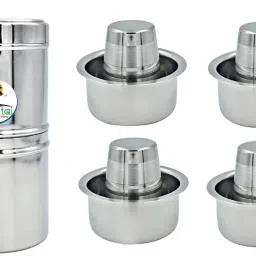 Combo Filter Coffee Maker,4 Set Dabara Sets (Tumbler 150 ml, Dabara 230 ml) 3 Cups Coffee Maker-image-67