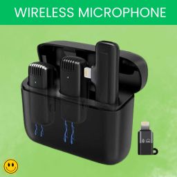 J13 Wireless Microphone With Coller Mic Noise Reduction for Youtube/VloggingP9 Microphone-12
