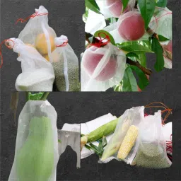 Eco-Friendly Small Vegetable Net Bag for Fresh Produce multicolour (pack of 30) Nylon Fruit & Vegetable Basket-image-65
