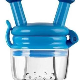 spatlus Silicone Nipple Fresh Food Fruit Feeder Baby Feeding Nibbler with Handle Teether and Feeder image 2