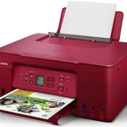 Canon PIXMA MegaTank G3770 Red Multi-function WiFi Color Ink Tank Printer Multi-function Color Ink Tank Printer image 3