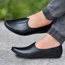 Men's Jalsa Jutti,Jutis For Men BLACK Loafers For Men-image-39
