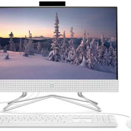 HP All-in-One Ryzen 3 Dual Core (4 GB DDR4/512 GB SSD/Windows 11 Home/21.5 Inch Screen/22C0028IN) with MS Office-1