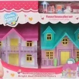 Premium Quality Double Doll House with Peppa Pig family-28