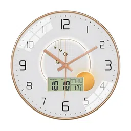 Star work White Contemporary Wall Clock-image-89