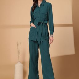 plusS Shirt With Trousers Co-Ords-43
