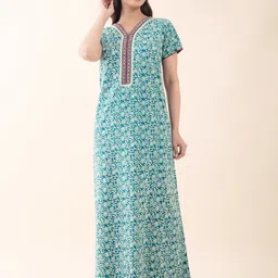 Maybell Printed Maxi Nightdress-image-36