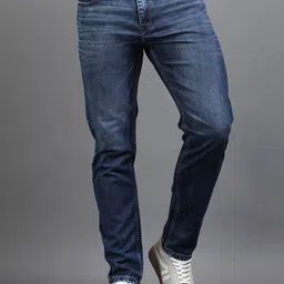 PAUL STREET Men Urban Slim Regular Fit Mid-Rise Light Fade Stretchable Jeans-image-9