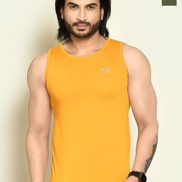 RAPL Pack Of 2 Round Neck Innerwear Vests M_SDP2_Ylw-Dgrn_S-image-67