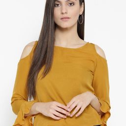 Moda Rapido Women Cold-Shoulder Crepe Top-image-61