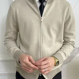 StyleCast Men Mock Collar Front-Open Sweater-picture-46