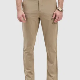 Snitch Men Smart Slim Fit Formal Trousers-image-7