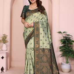 Shriyangan Woven Design Zari Pure Silk Kanjeevaram Saree-image-69