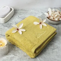 Monte Carlo Yellow Cotton 400 GSM Bath Towel-image-56