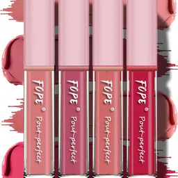 FOPE Set Of 4 Pout Perfect Ultra Matte Lipstick - 4 ml Each - 02- 03- 06- 12-3