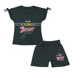 BAESD Girls Printed Top with Shorts-image-77
