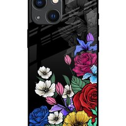 QRIOH Floral Printed iPhone 14 Plus Back Case Mobile Accessories-picture-18