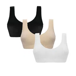 Girls Beginners Non Padded Teenager Full Coverage Cotton Bra-10