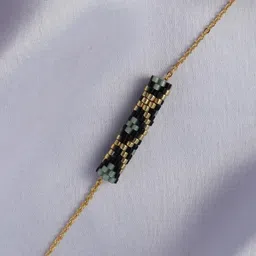 Threads & Beads Gold-Plated Brass Bracelet-image-84