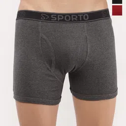 Sporto by Macho Men Pack Of 3 Long Trunks-picture-32