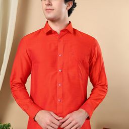 TATTVA Men Classic Slim Fit Opaque Casual Shirt-picture-40