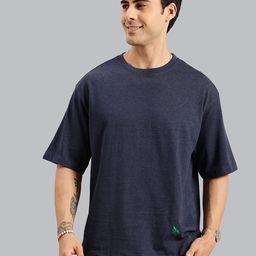 THE BEETEL HOUSE Men Solid Oversized T-shirt-image-83