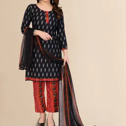 Moda Rapido Ethnic Motifs Printed Unstitched Dress Material-image-4