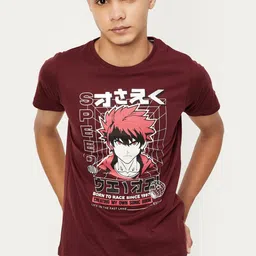 max Boys Typography Printed Raw Edge T-shirt-picture-15